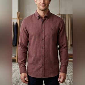 Harmont & Blaine Cotton Men's Large Button Down Dress Shirt